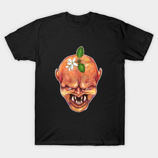 Orcrange The Orc Orange T-Shirt by KikoeART